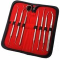 A2Z Scilab 7 Pcs Dental Picks Stainless Steel Set with Carrying Case A2Z-ZR-KIT-153